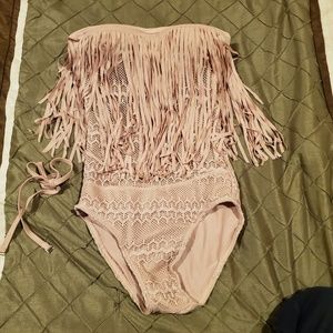 Shein One piece XS fringe swimsuit/ bodysuit